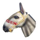 Enfeite para Parede Cabeça de Cavalo em Fibra de Vidro Enfeite para Parede Cabeça de Cavalo em Fibra de Vidro