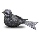 Enfeite Passarinhos kit com 36pçs de 8cm Glitter - Cinza Escuro com Presilha para fixar na Decoração Enfeite Passarinhos kit com 36pçs de 8cm Glitter - Cinza Escuro com Presilha para fixar na Decoração