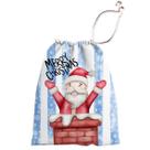 Enfeite pendente sacola bota meia natal - papai noel - casinha 4