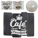 Enfeite placa de madeira frases sortidas para pendurar 30x25,5cm - Fwb