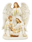 Enfeite Presépio Natal Natalino Anjo Da Guarda Branco 24.5cm