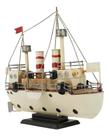 Enfeite Retrô Vintage Miniatura Navio Barco Decorativo 33cm