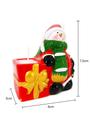 Enfeite Suporte De Vela Papai Noel Decorativo Com Vela