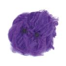Enfeite teia decorativa roxa 18g c 02 aranhas halloween
