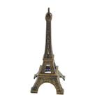 Enfeite Torre Eiffel de Metal 11,5 cm Ouro Velho