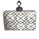 Enfeite Vaso Decorativo Cerâmica 34x9x33cm Ziphome