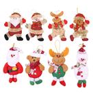 Enfeites de árvore de Natal, bonecos pendurados de pelúcia TOYMYTOY x8