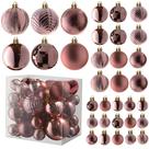 Enfeites de bola de Natal PREXTEX Champagne (36 unidades)
