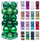 Enfeites de bola de Natal XmasExp à prova de estilhaçamento 60 mm - 24 quilates