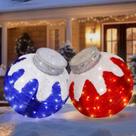 Enfeites de Natal ao ar livre BRIGHTDECK com 80 luzes LED