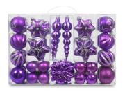 Enfeites de Natal AUXO-FUN Luxury Collection, pacote com 73 Enfeites de Natal AUXO-FUN Luxury Collection, pacote com 73