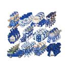 Enfeites De Natal De Gnomo De Madeira Azul, Decoração Vintage Para Árvore, Artesanato Feito À Mão, Enfeites De Natal De Gnomo De Madeira Azul, Decoração Vintage Para Árvore, Artesanato Feito À Mão,