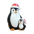 Enfeites De Natal De Pinguins Pais E Filhos, Decorações Criativas Para Casa E Jardim Em Miniatura