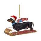Enfeites De Natal Em Forma De Cão Dachshund, Pendurados Para Decoração De Casa, Presentes De Natal