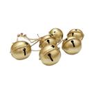 Enfeites De Natal Em Metal Dourado 10 Peças: Sinos Decorativos Elegantes Com Estrela Para Portas E