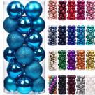 Enfeites de Natal Emopeak Mini Christmas Balls 3 cm 24 unidades Enfeites de Natal Emopeak Mini Christmas Balls 3 cm 24 unidades