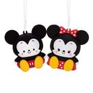 Enfeites de Natal Hallmark Better Together Disney Mickey e Minnie, conjunto de 2 Enfeites de Natal Hallmark Better Together Disney Mickey e Minnie, conjunto de 2