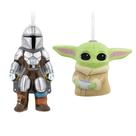 Enfeites de Natal Hallmark Star Wars - O Mandaloriano (Conjunto com 2)