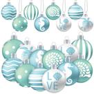 Enfeites de Natal Hydren Mini Beach 3 cm 40 unidades de plástico Enfeites de Natal Hydren Mini Beach 3 cm 40 unidades de plástico
