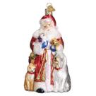 Enfeites de Natal Old World Furry Friends Glass Blwn Enfeites de Natal Old World Furry Friends Glass Blwn