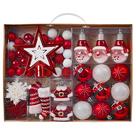 Enfeites de Natal Valery Madelyn - Conjunto com 70 Quilates (Vermelho e Branco) Enfeites de Natal Valery Madelyn - Conjunto com 70 Quilates (Vermelho e Branco)