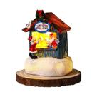 Enfeites De Resina De Boneco De Neve De Natal Com Luz, Ornamento Musical Para Jardim, Decoração Para