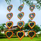 Enfeites pendurados em metal colorido Wind Spinners DJUAN