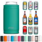 Enfriador Aislado para Latas DUALIE 3 en 1 para Latas de 355 ml Turquesa