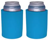 Enfriador de Latas Coolie Junction de Espuma Gruesa 12oz (Paquete de 2) Azul Neón