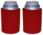 Enfriador de Latas Coolie Junction de Espuma Gruesa 12oz Rojo (Paquete de 2)