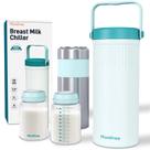 Enfriador de Leche Materna Momfree 600 ml 24H Refrigeración 360 para 2 Biberones Enfriador de Leche Materna Momfree 600 ml 24H Refrigeración 360 para 2 Biberones