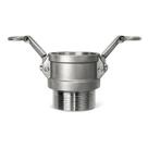 Engate acoplador tipo b camlock em inox 304 macho bsp 3/4'' Engate acoplador tipo b camlock em inox 304 macho bsp 3/4''