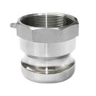Engate adaptador tipo a camlock em inox 304 fêmea bsp 1.1/2"