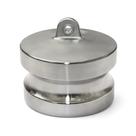 Engate adaptador tipo dp camlock em inox 304 tampao 1.1/2''