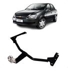 Engate Braconi Corsa Sedan Classic 2011 até 2023 Não Precisa Furar com Bola Cromada Tração até 450kg Modelo Fixo - GM-40
