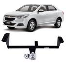 Engate Braconi para Cobalt Sedan 2011 2012 2013 2014 2015 Não Precisa Furar com Bola Cromada Tração até 450Kg - GM-44
