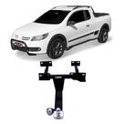 Engate Braconi Saveiro G5/G6/G7/G8 Sem Furar com Bola Cromada Tração 600kg Modelo Fixo-VW-36