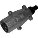 ENGATE CARRETA MACHO 7 POLO REDONDO FERRO para CAMINHOES ENG