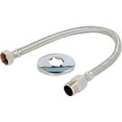 Engate Cromado Flex Fertak 60Cm Malha Inox Engate Cromado Flex Fertak 60Cm Malha Inox