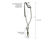ENGATE DE AÇO INOX n.00 COM GIRADOR