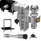 Engate de reboque KYX ajustável de 6" Drop/Rise 12500 LBS GTW Engate de reboque KYX ajustável de 6" Drop/Rise 12500 LBS GTW