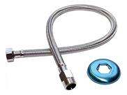 Engate Flexível 40 cm Aço Inox Bestfer Resistente e Durável Engate Flexível 40 cm Aço Inox Bestfer Resistente e Durável