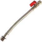 Engate Flexivel Brazhu Malha Inox Trancado 60Cm Com Registro Engate Flexivel Brazhu Malha Inox Trancado 60Cm Com Registro