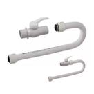 Engate Flexível C/Registro PVC 1/2 Branco 40 50 60cm Estrela