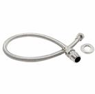 Engate Flexível Mangueira Trançado Aço Inox 60cm Quente Fria