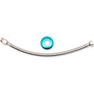 Engate Flexivel Metal Cromado Brasfort Malha Inox 30Cm 7005