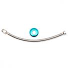 Engate Flexivel Metal Cromado Brasfort Malha Inox 30Cm 7005