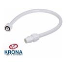 ENGATE FLEXIVEL PLASTICO BRANCO KRONA 40cm
