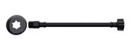 Engate Flexível Preto 20mm X 60cm Água Fria Pvc Blukit