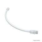 Engate mangueira flexivel 45 cm abs branco
